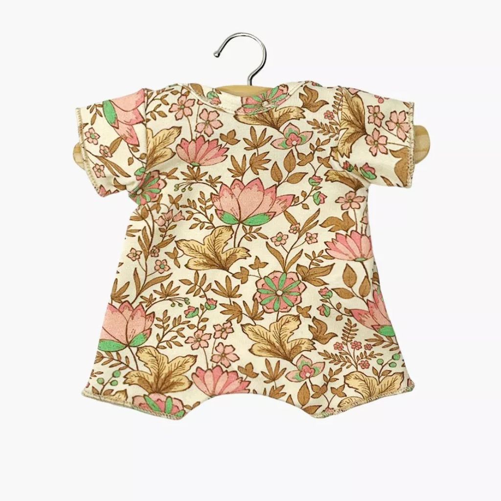 Minikane Babies Collection 28cm- Short Bodysuit in Indian Rose
