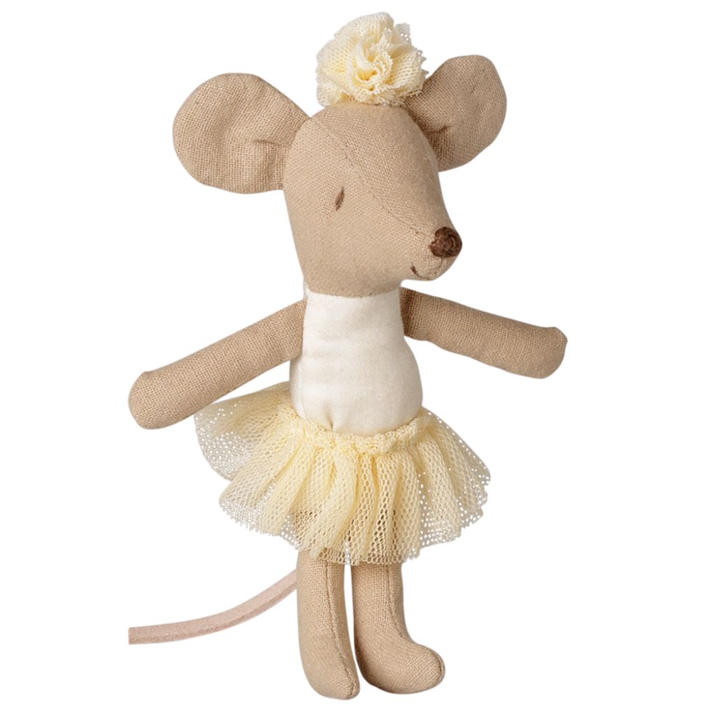 Maileg Ballerina mouse, Little sister - Off white