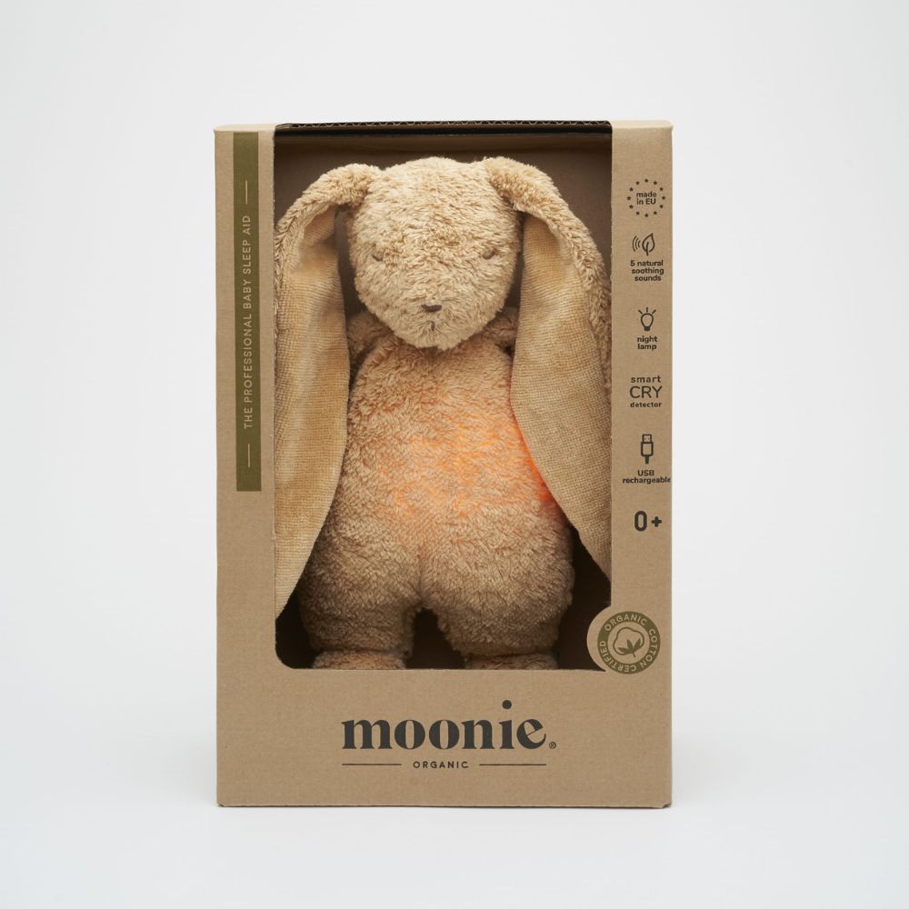 Moonie Natur Organic Humming Bunny - Cappuccino