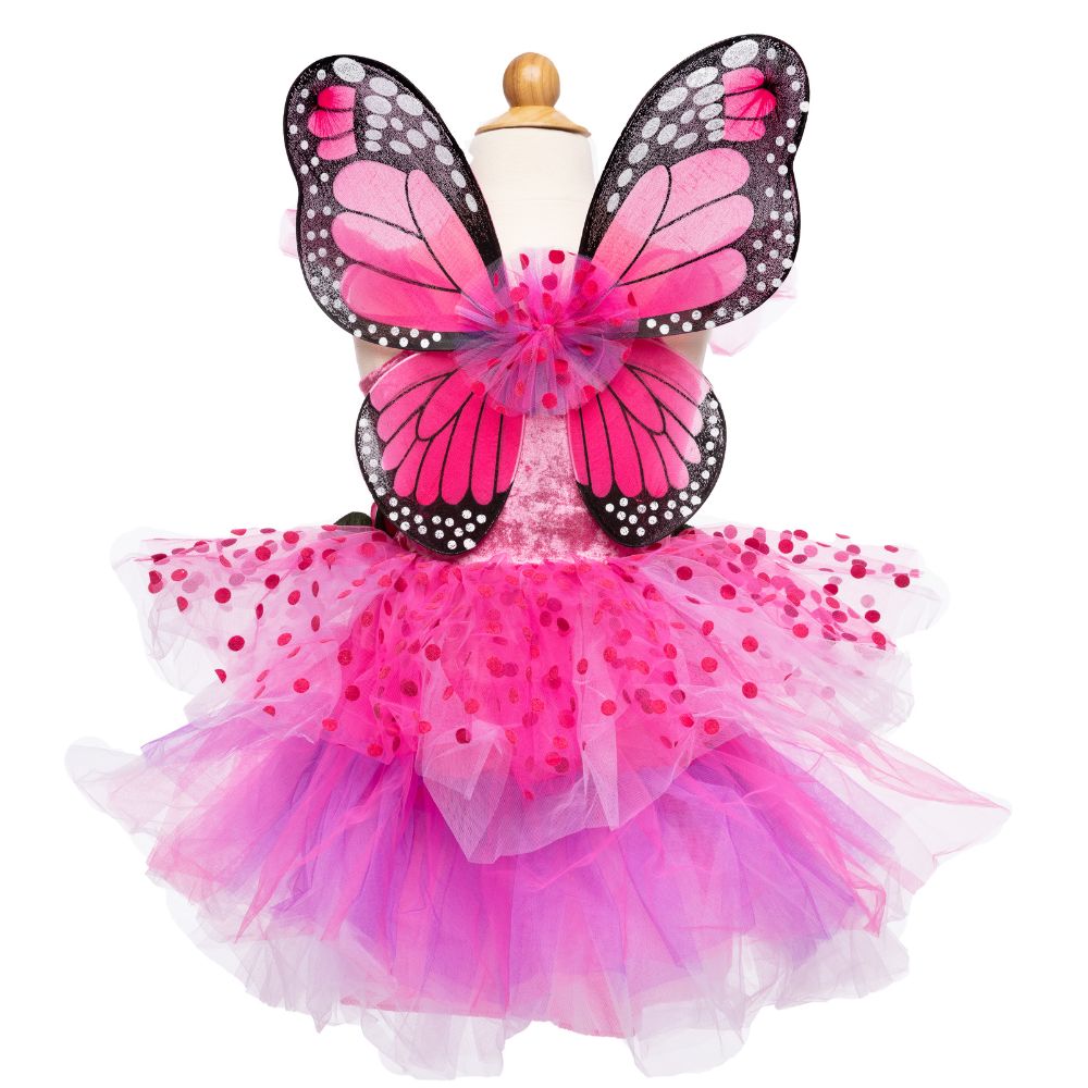 Fairy Blooms Deluxe Dress with Wings 3-4