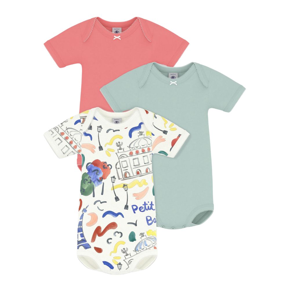 Petit Bateau Opera Paris SS Body 3pcs