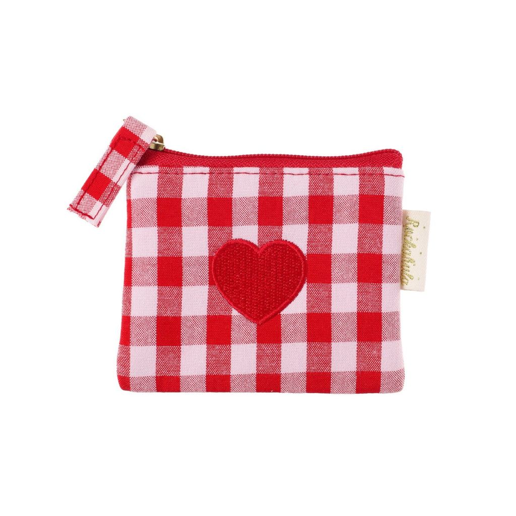 Rockhula Gingham Love Heart Mini Purse