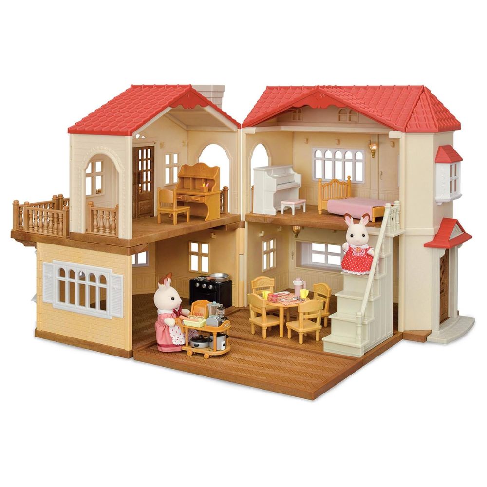 Calico Critters Red Roof Country Home Gift Set