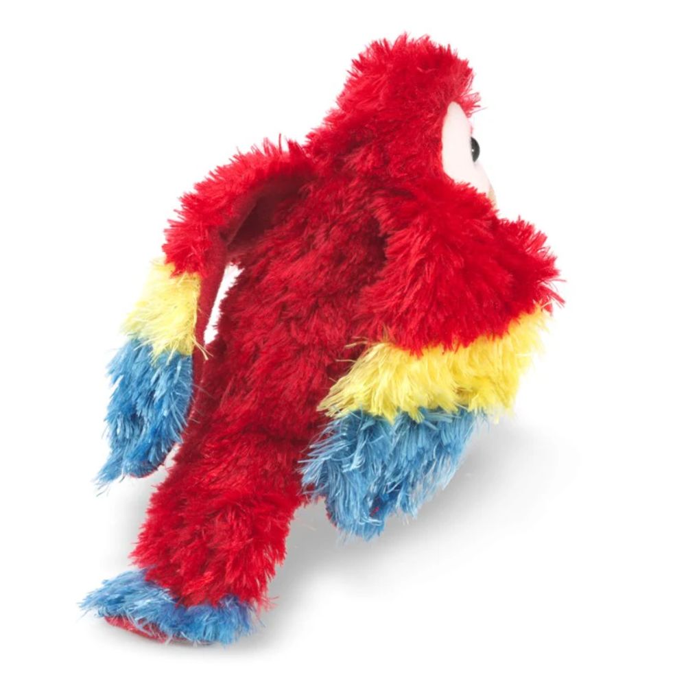 Finger Puppet- Mini Scarlet Macaw