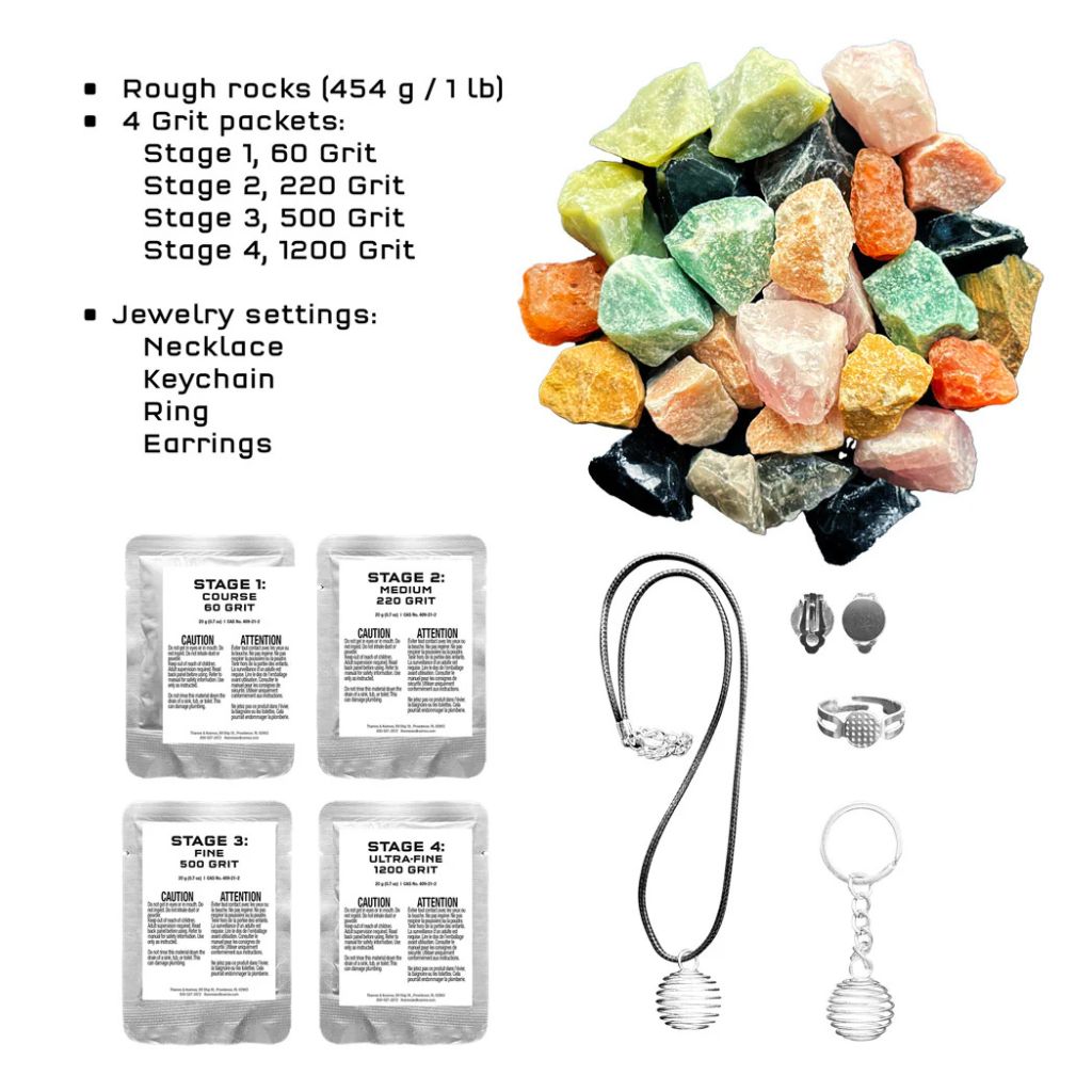The Thames & Kosmos Rock Tumbler Refill Pack