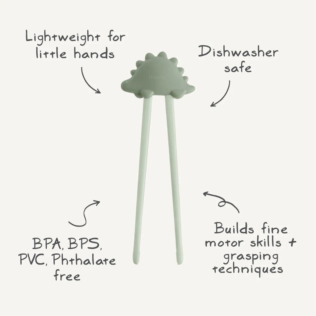 Mushie Training Chopsticks - Dried Thyme