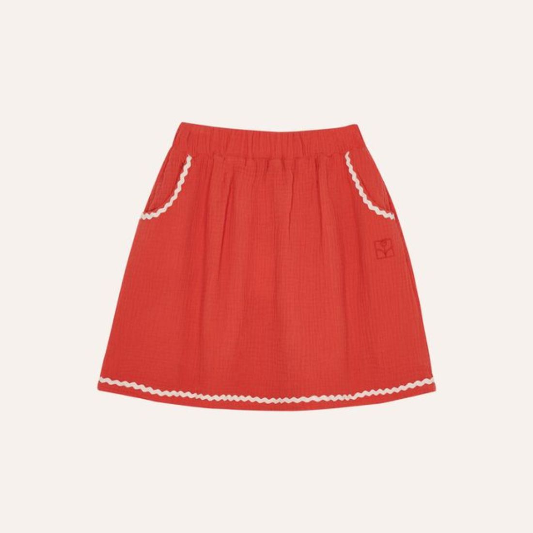 The Campamento Red Bambula Skirt
