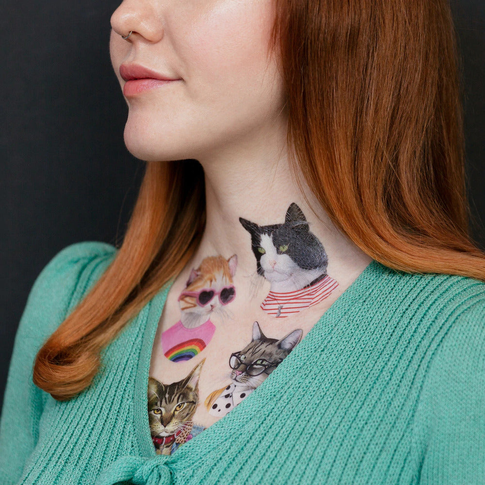 Tattly Cat Club Set