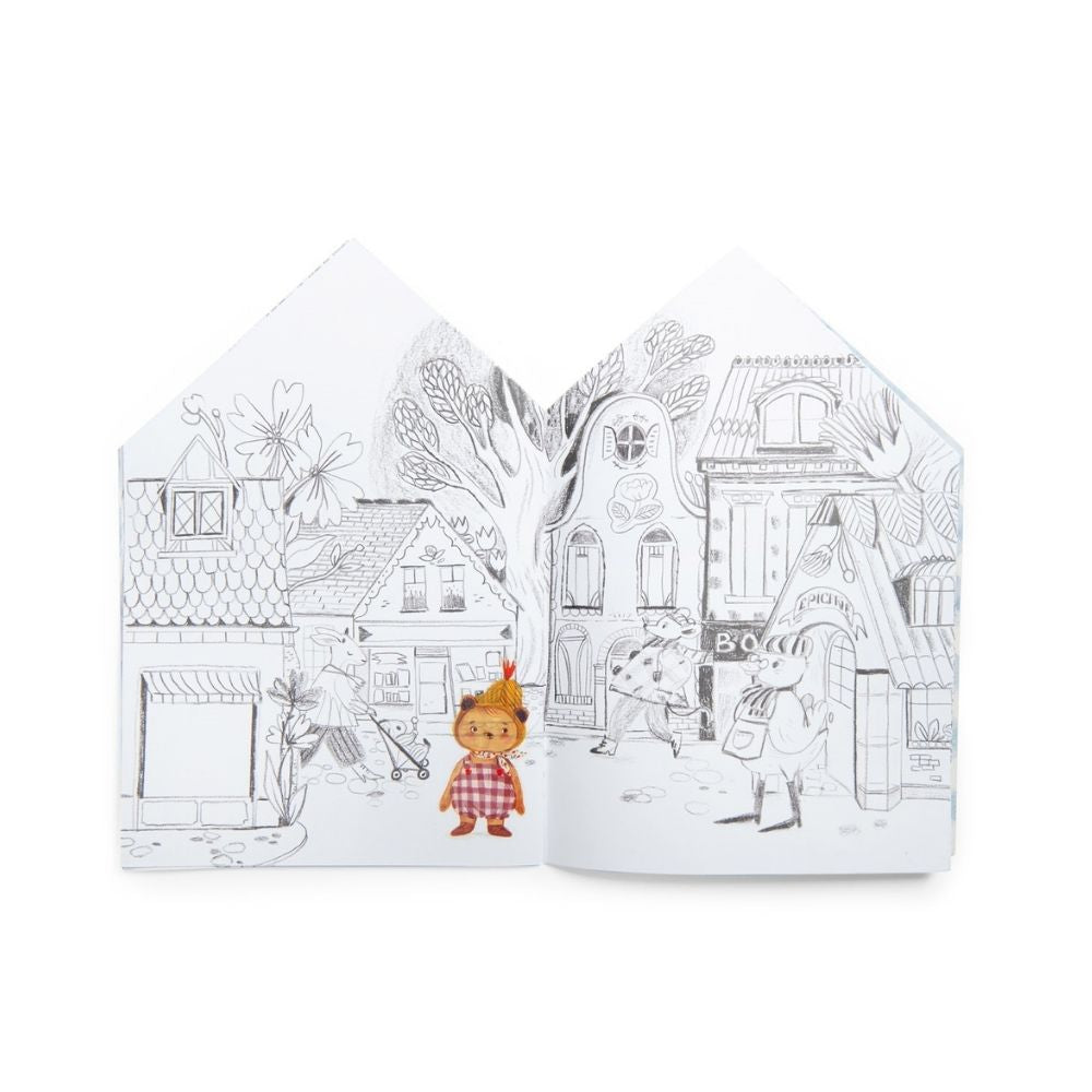 Moulin Roty Les Minouchkas - Colouring Book With Stickers