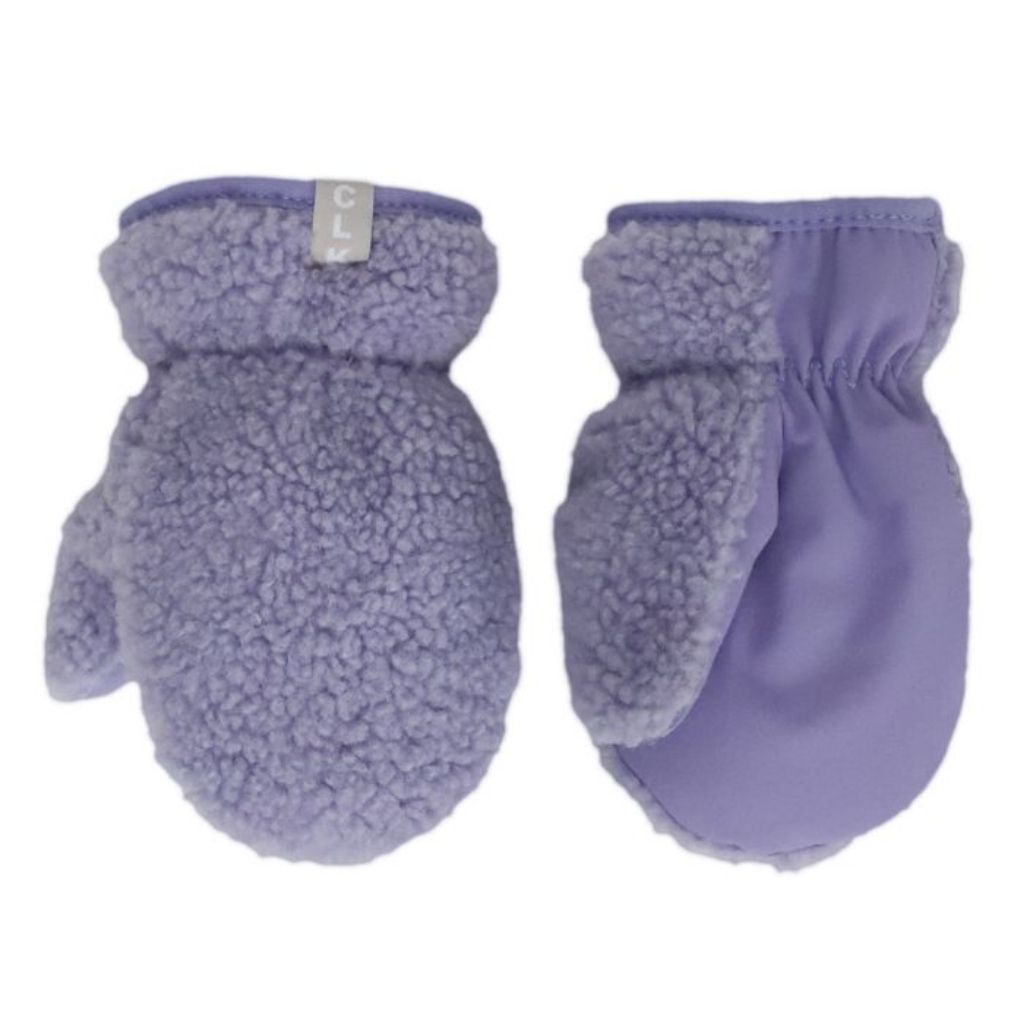 Calikids Teddy Bear Mitten Lavender