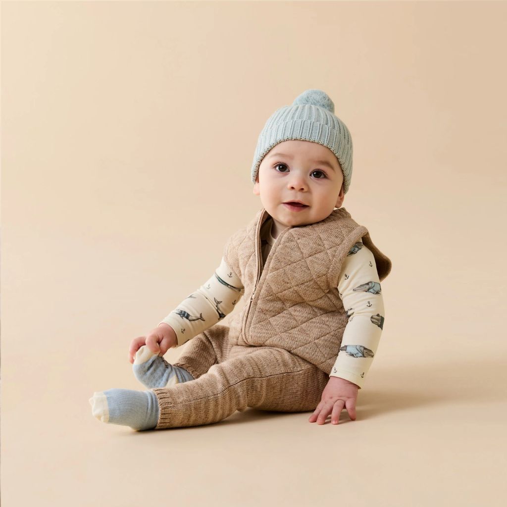 Wilson & Frenchy Sandstone Organic Knitted Legging