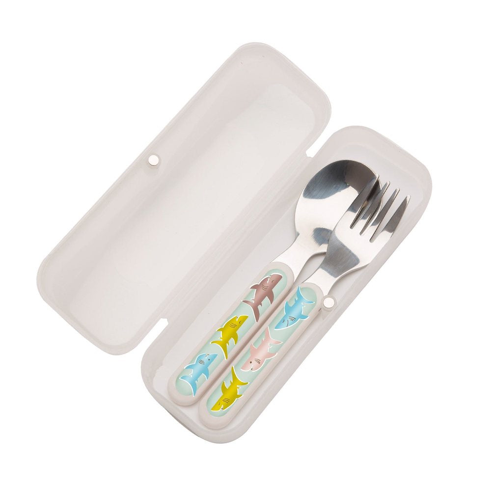 Ore Silverware Set- Smiley Shark