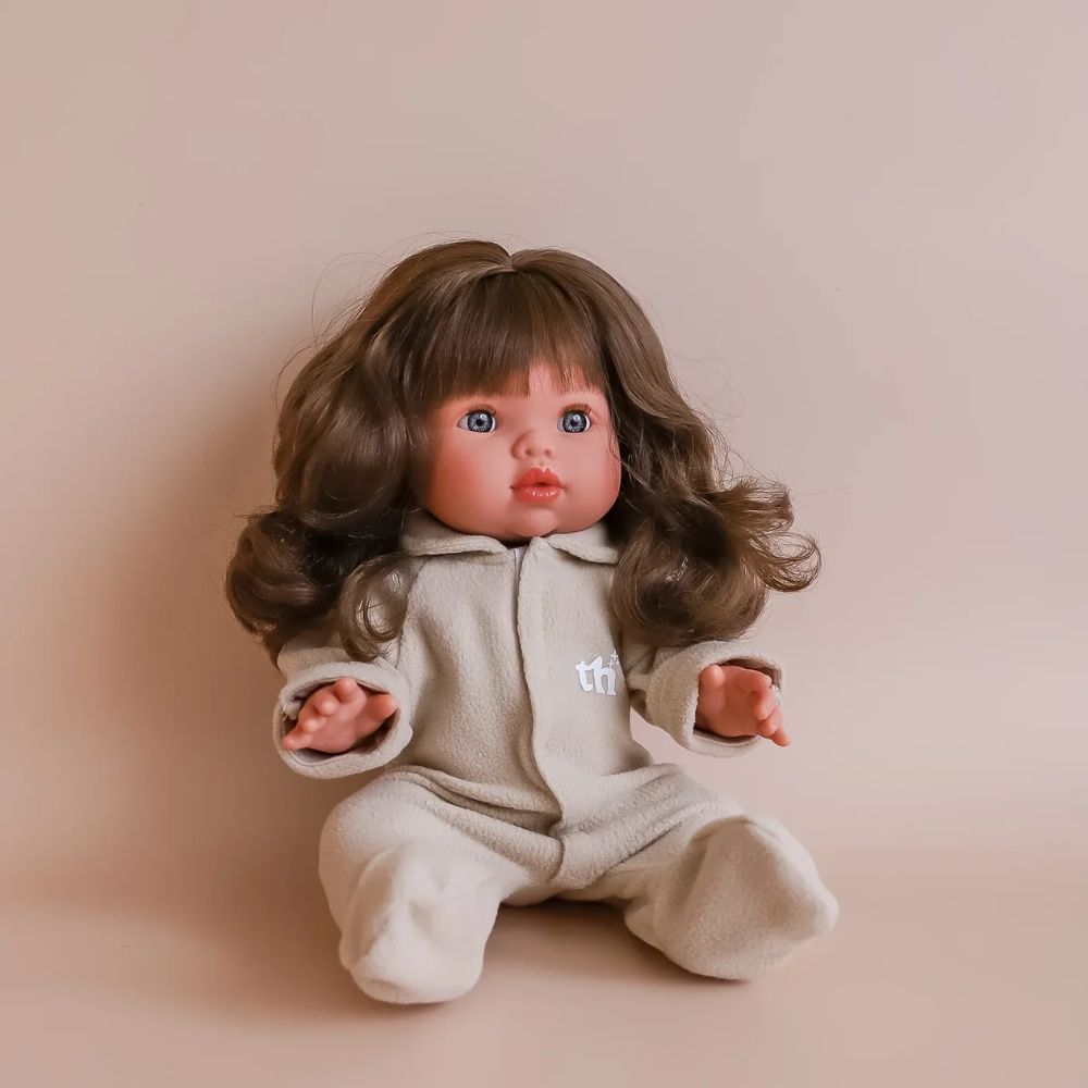 Tiny Harlow Footed Sleeper- Taupe for Gordis Doll 34cm