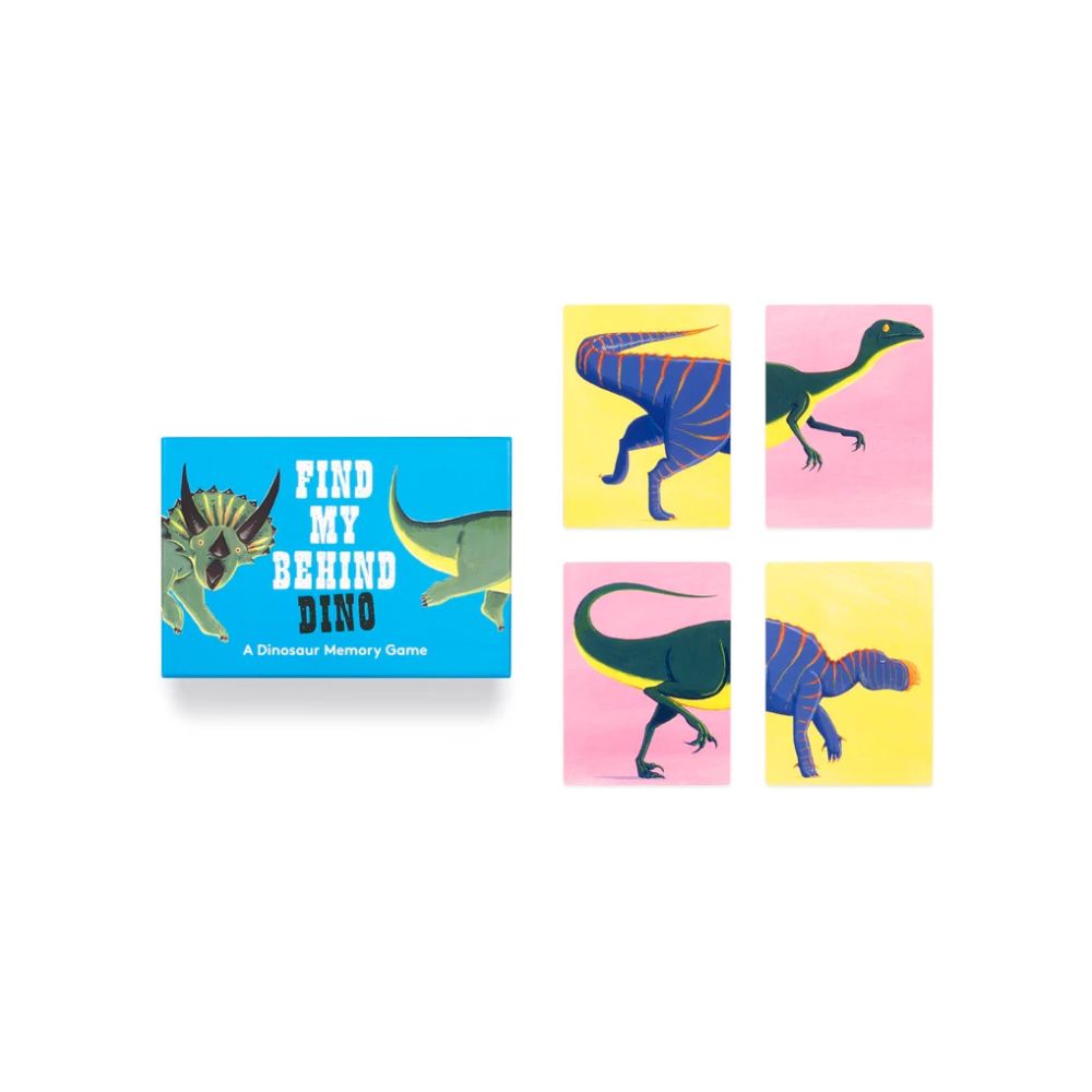 Find My Behind Dino Card Game