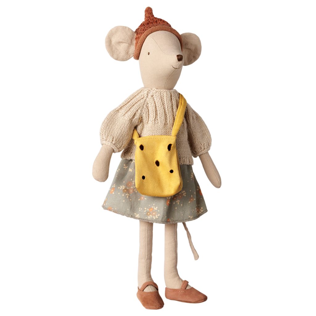Maileg Cheese bag, Medium mouse