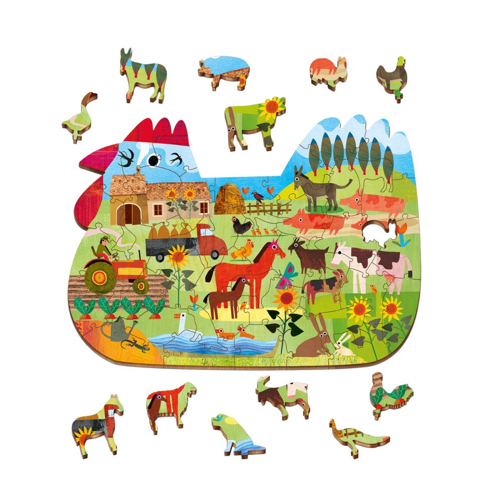 Woody Puzzle the Farm