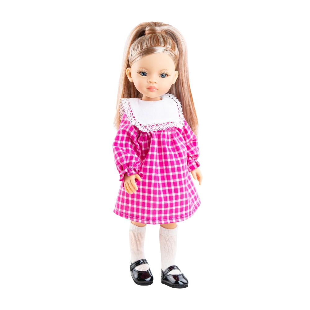 Paola Reina Las Amigas Doll - Cassandra with Plaid Dress