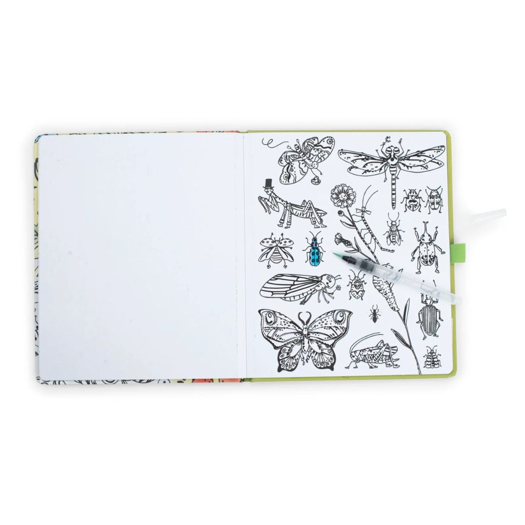 Moulin Roty Le Botaniste - Magic Watercolour Colouring Book