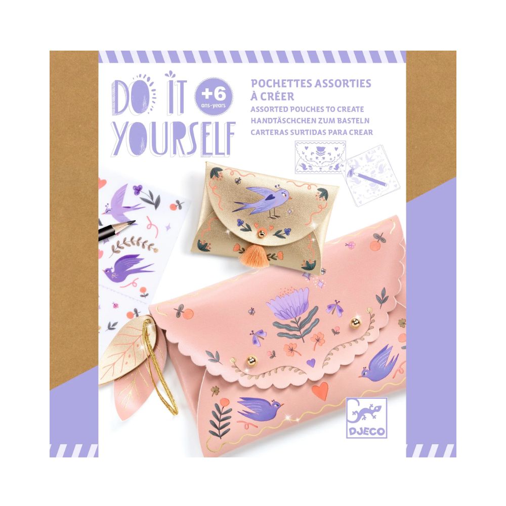 Djeco DIY Sweeet Fashionistas: Pouches to Create
