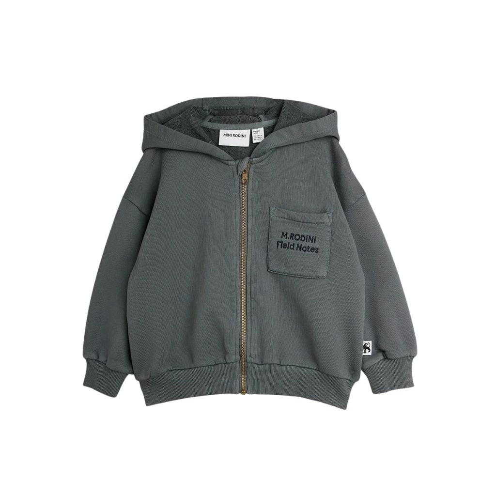 Mini Rodini M.Rodini Field Notes Emb Hoodie