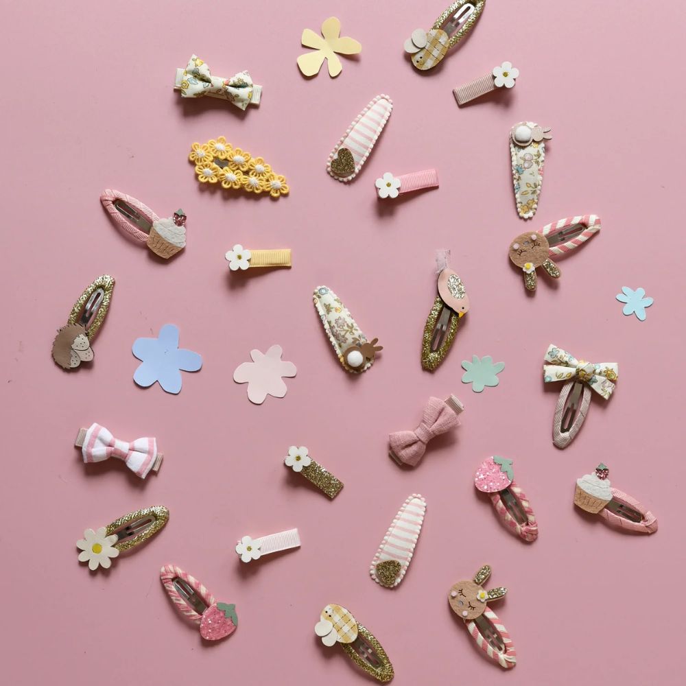 Rockahula Petal Twisty Bow Clips