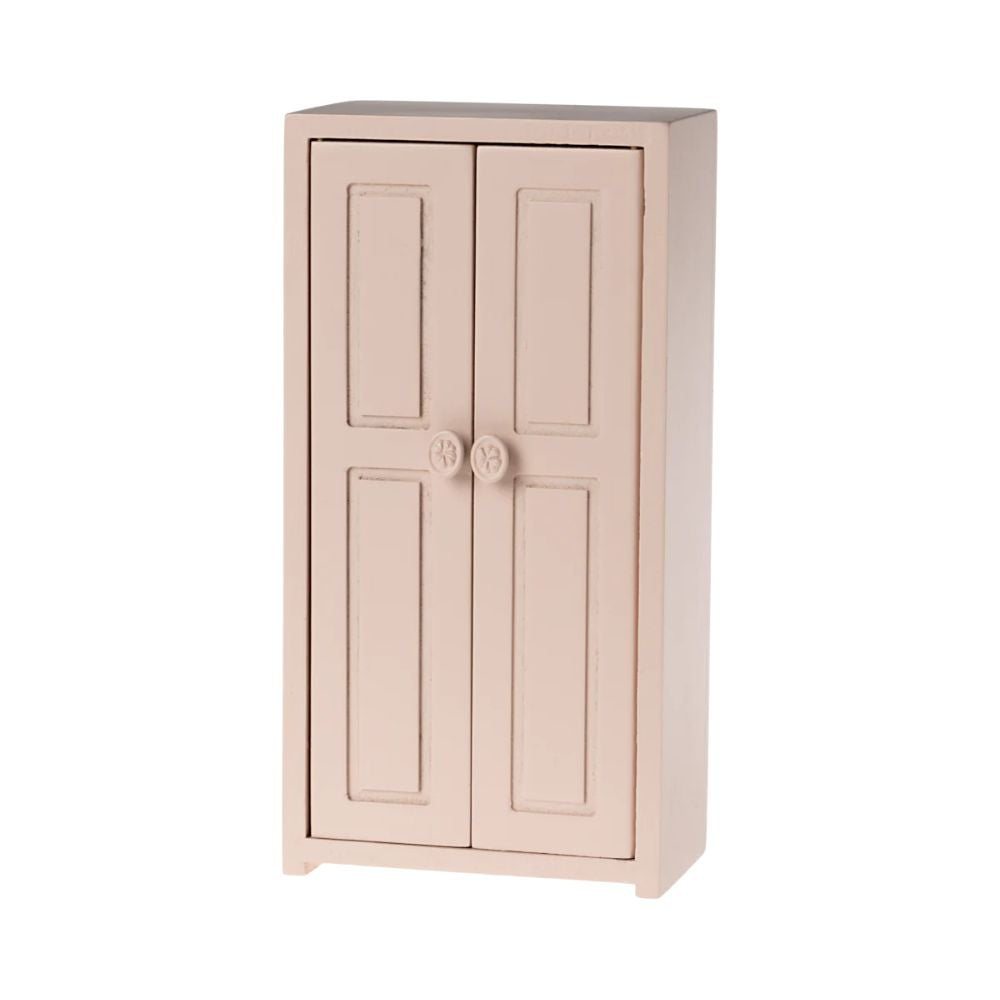 Maileg Wooden Closet, Mouse - Light rose