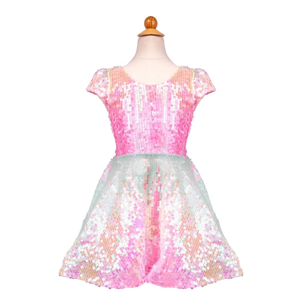 Sorbet Swirl Skater Dress, Size 5-6
