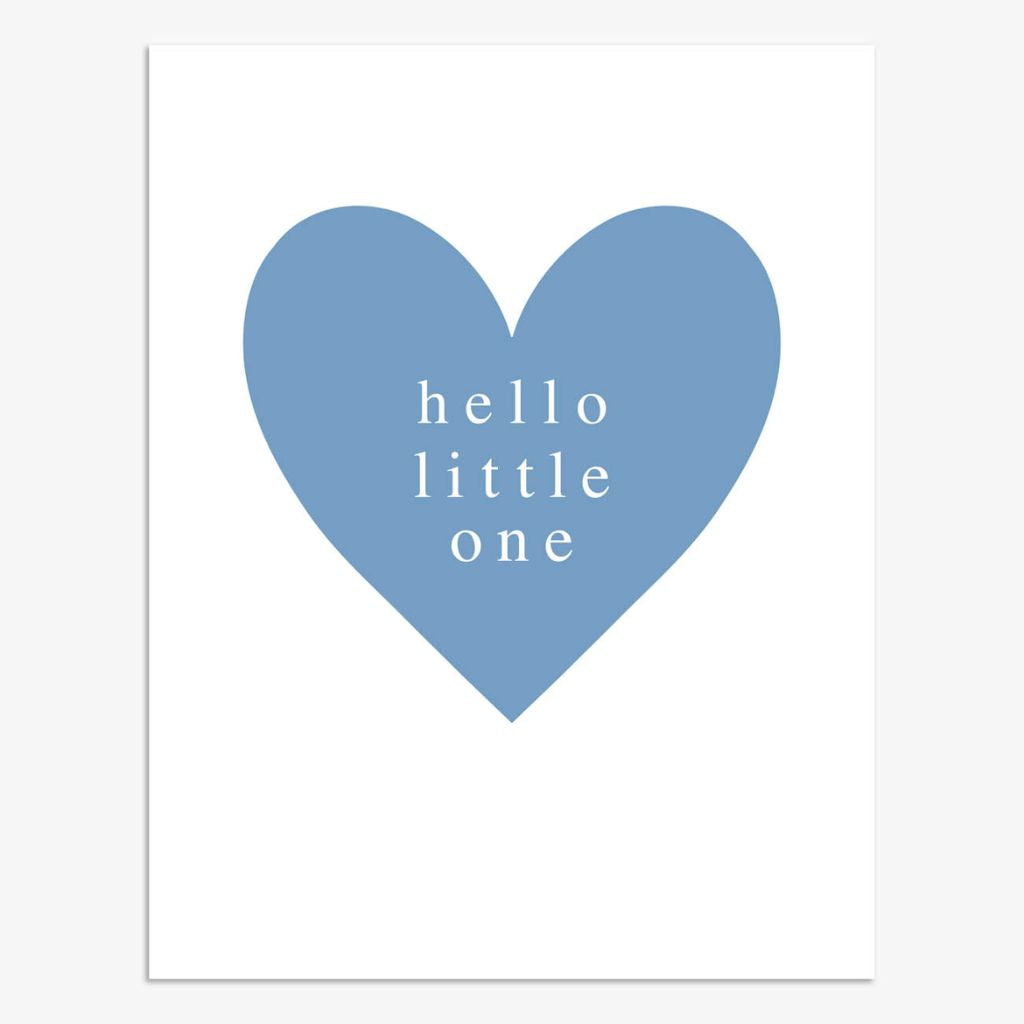 Hello Little One Blue Card