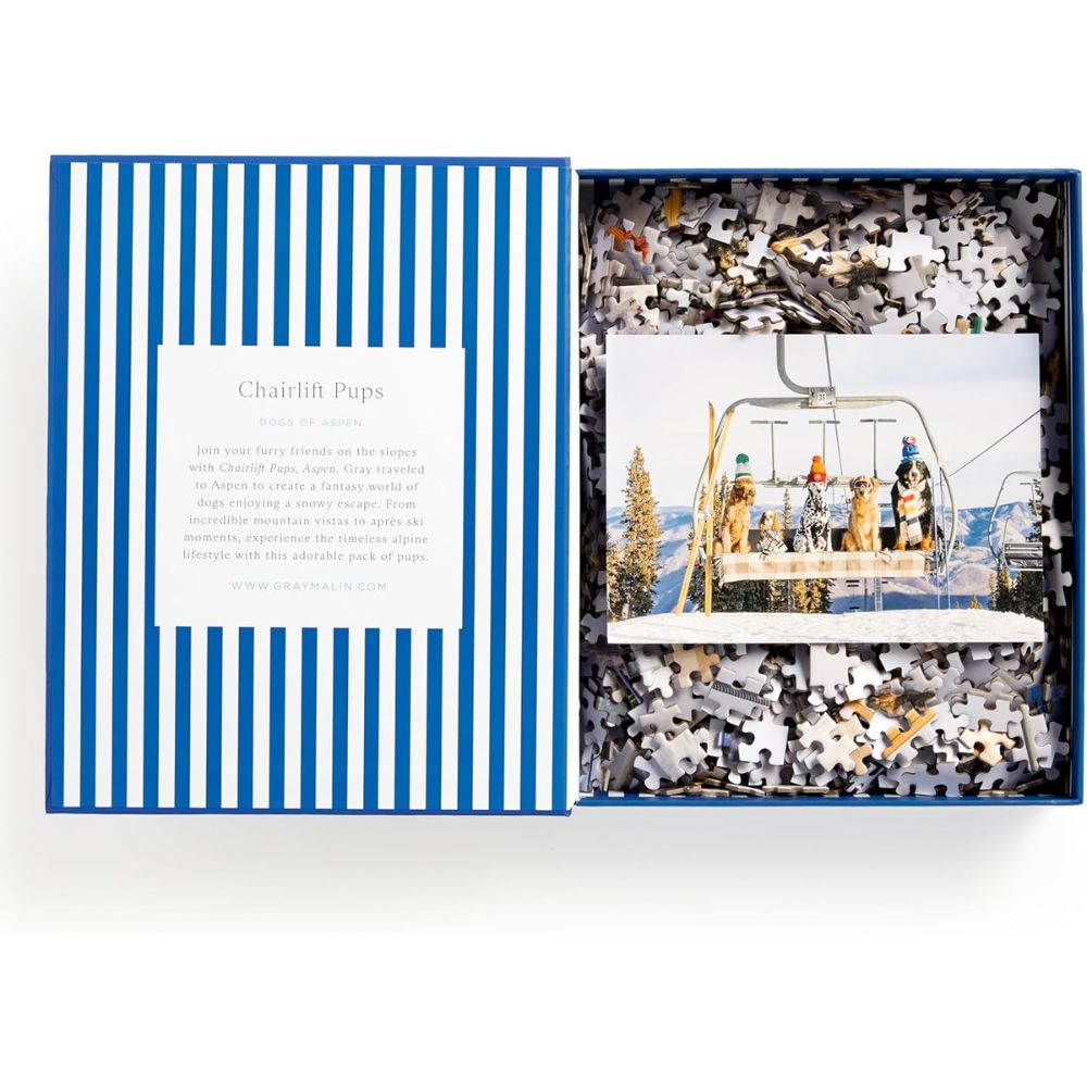 Gray Malin Aspen 1000 Piece Book Box Puzzle