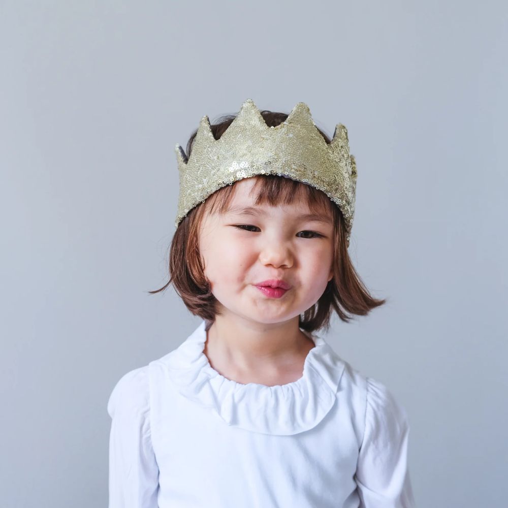 Mimi & Lula Sequin Crown - Gold