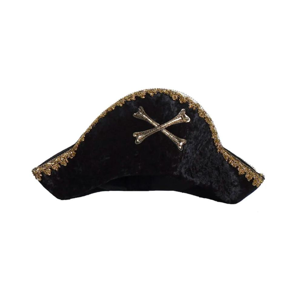 Black Captain Hook Hat