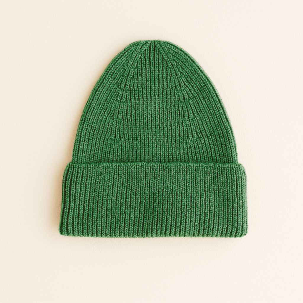 Hvid Fonzie Beanie Kids Grass