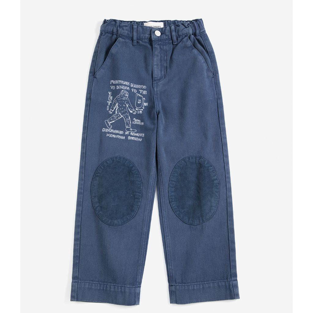 Bobo Choses Mr. Footish Knee Pads Woven Pants