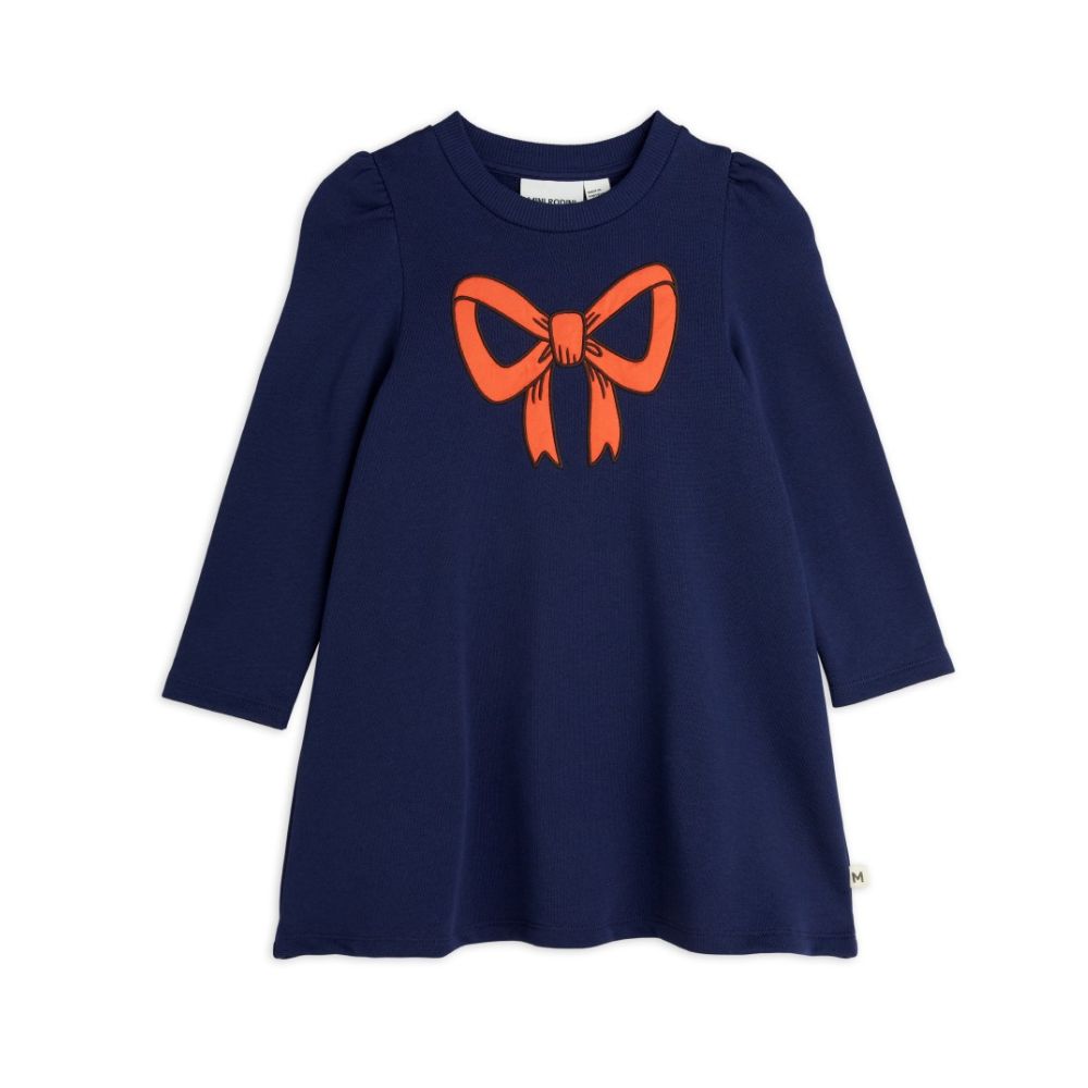 Mini Rodini Bow Application Sweat Dress