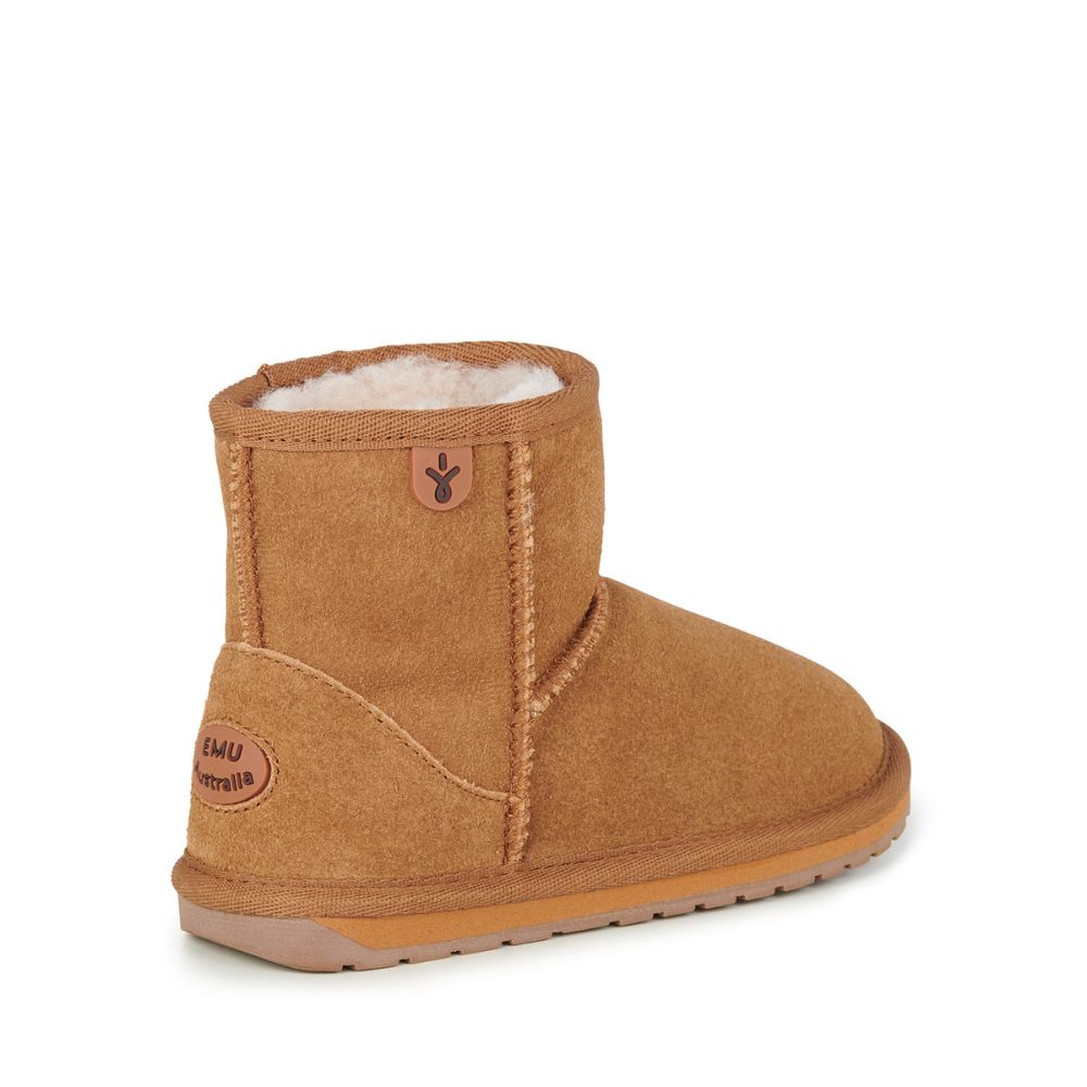 Emu Wallaby Mini Boots Chestnut