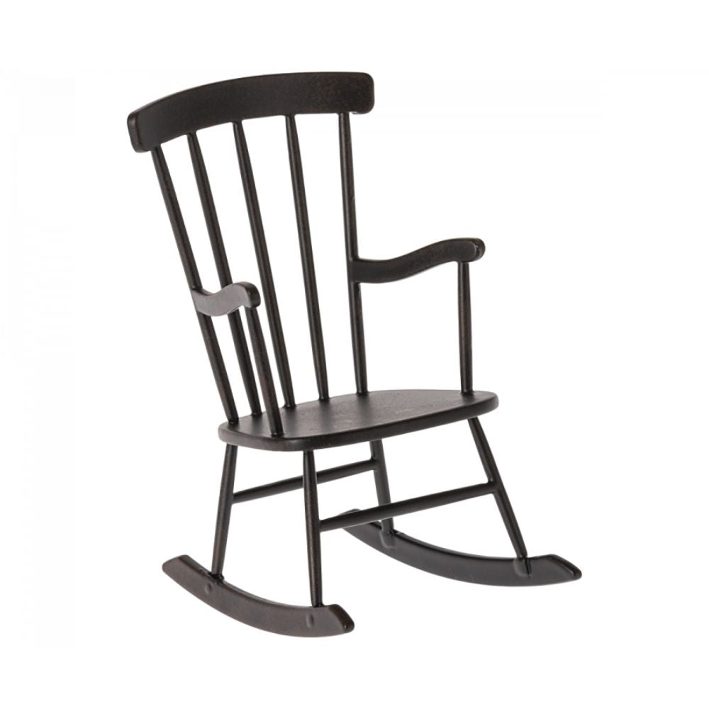 Maileg Rocking chair, Mini - Anthracite