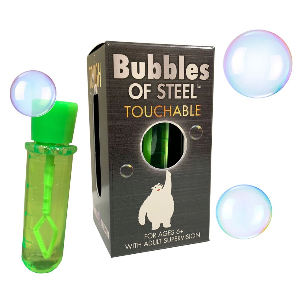 Bubbles of Steel: Touchable Bubbles