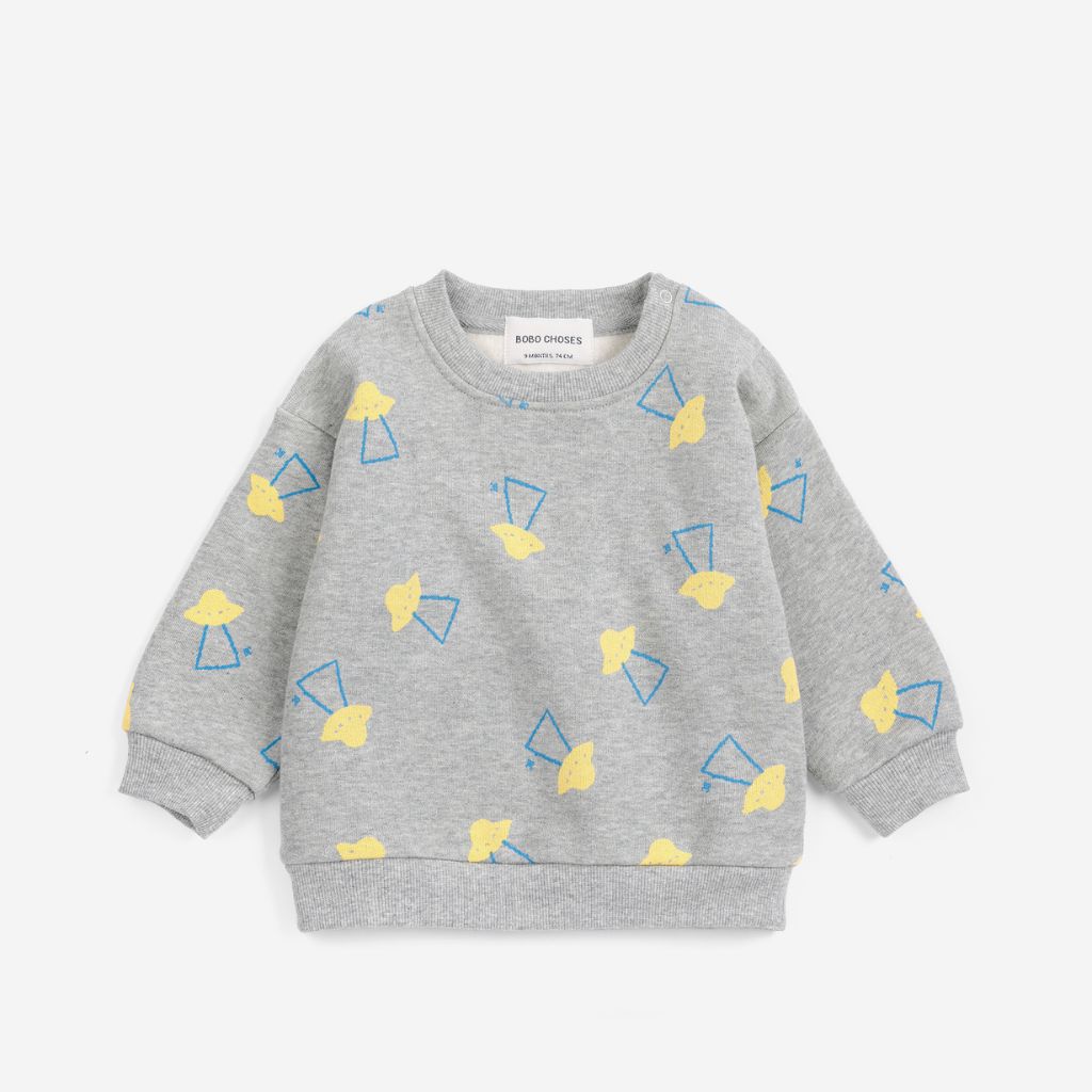 Bobo Choses Baby Pixel Abduction All Over Sweatshirt