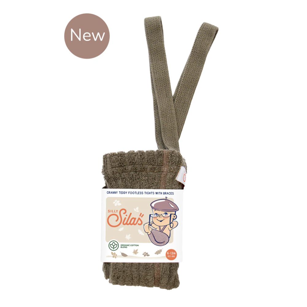 Silly Silas Granny Teddy Footless Tights Kol Kid