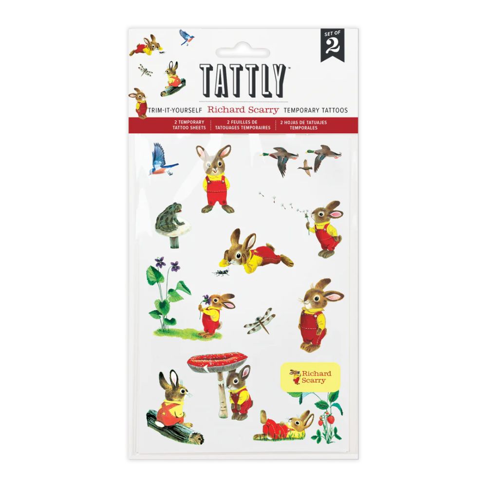 Tattly I am a Bunny RS Tattoo Sheet