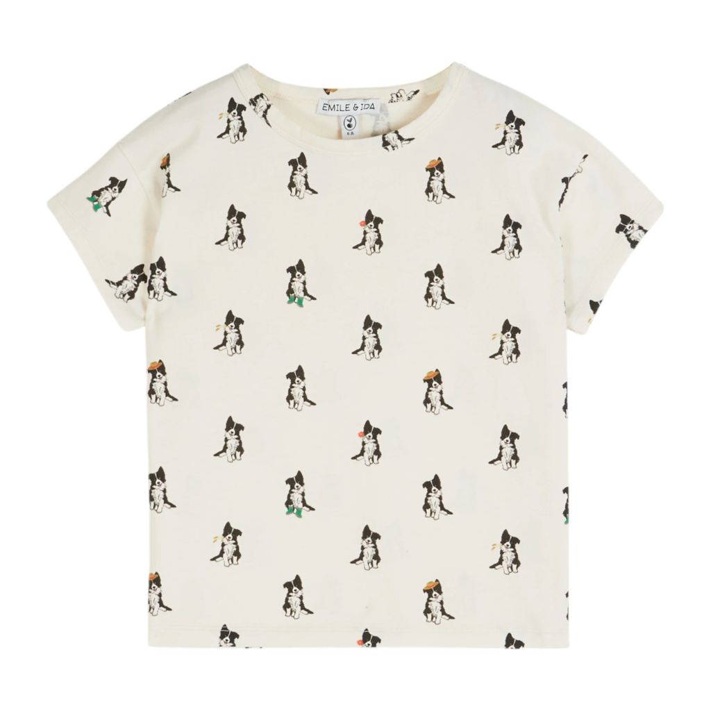 Emile & Ida Printed Tee Shirt Collie