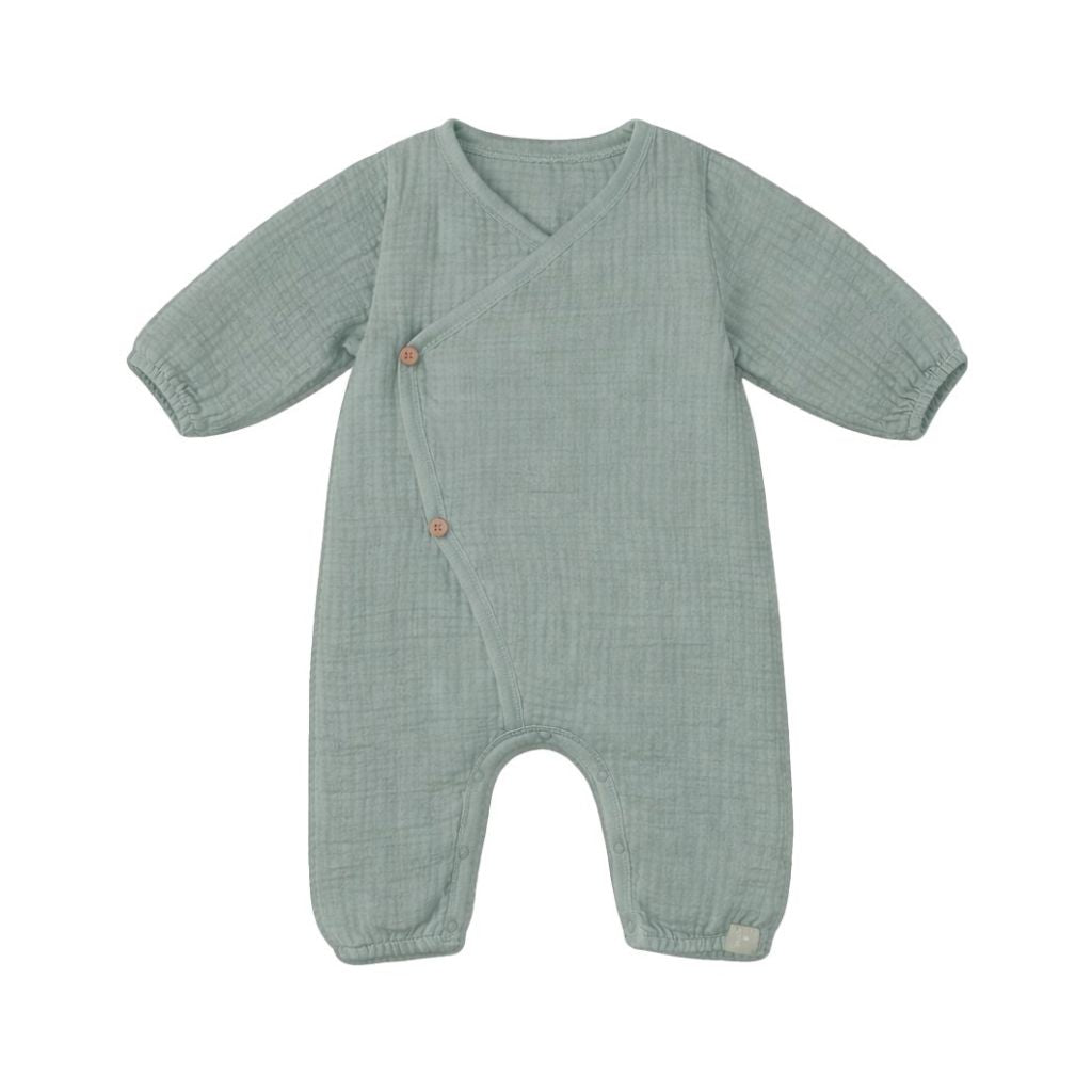 Snug Double Gauze Crossover Romper