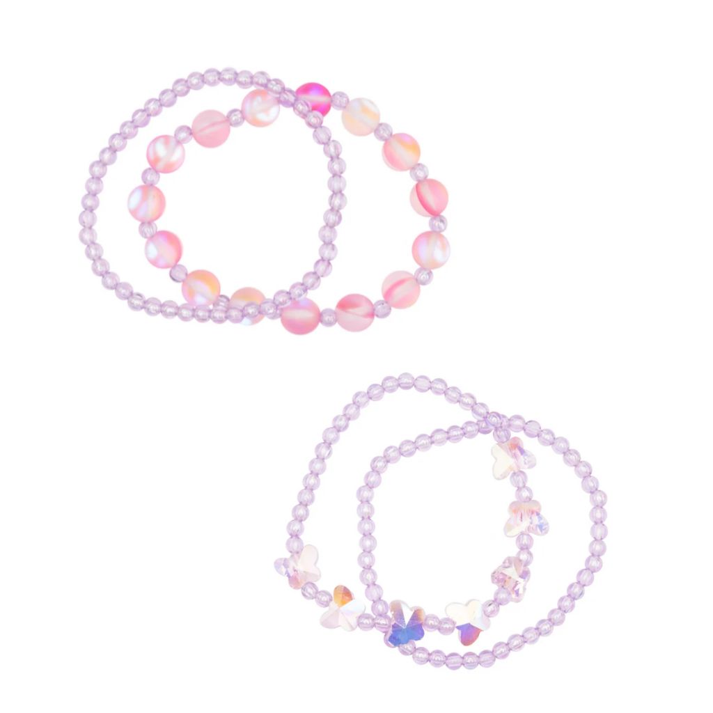Boutique Shimmer Butterfly Bracelets, Assorted