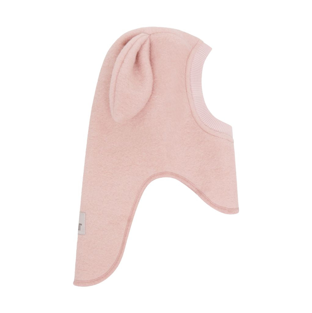 Huttelihut Balaclava Ears Wool Rose Smoke