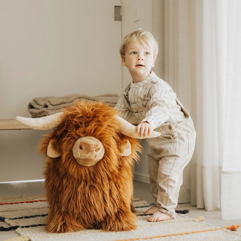 Wild & Soft- Soft Bouncy Higland Cow