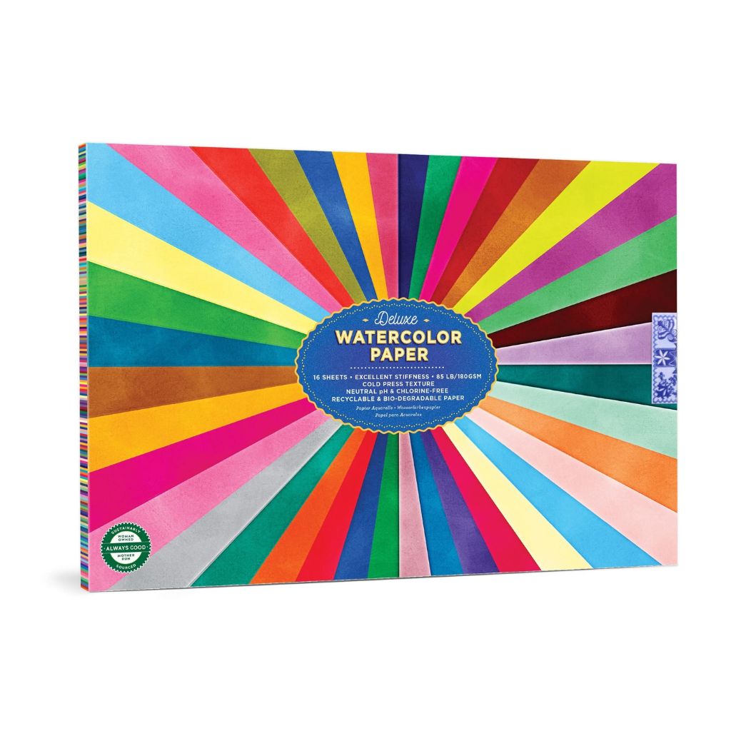 Eeboo Rainbow Watercolor Pad