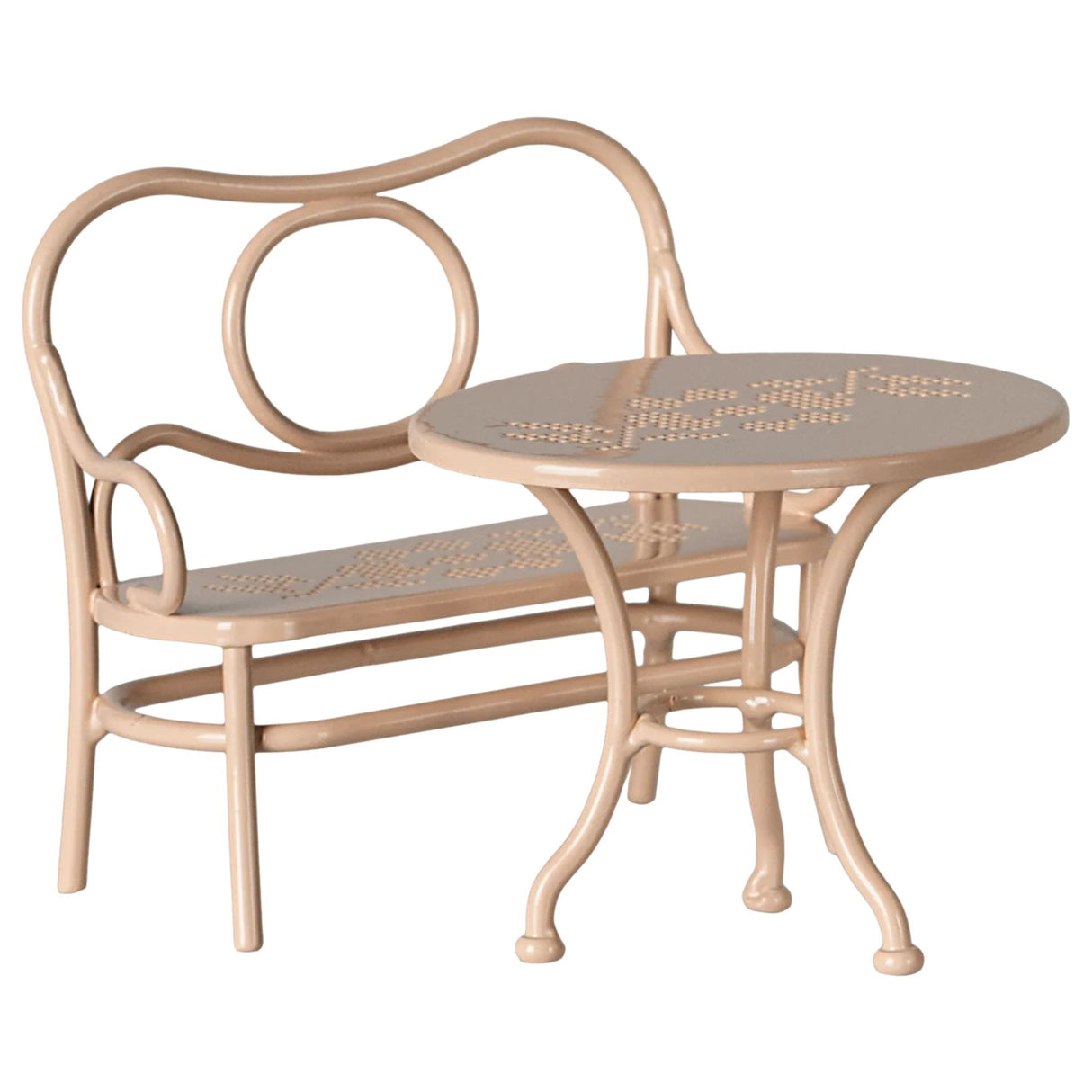 Maileg Café set, Mouse, Big Pale pink