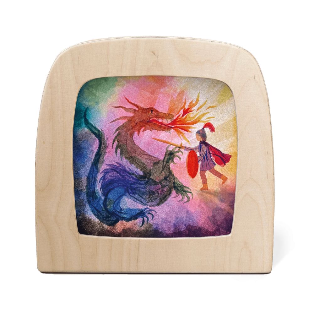 Silhouette Only - Vogel Geluk - St. Joris Silhouette for Toverlux Lamp