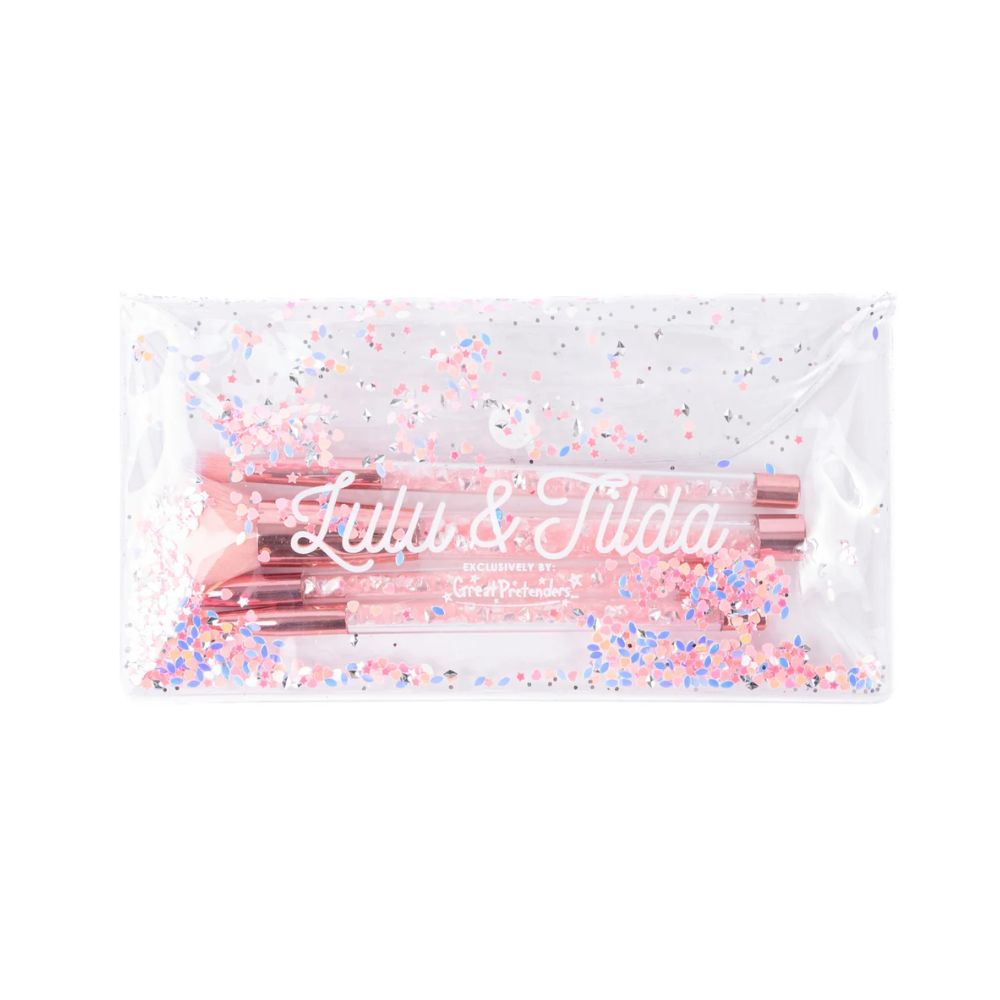 Glam Girl Glitter Brush Set with Bag