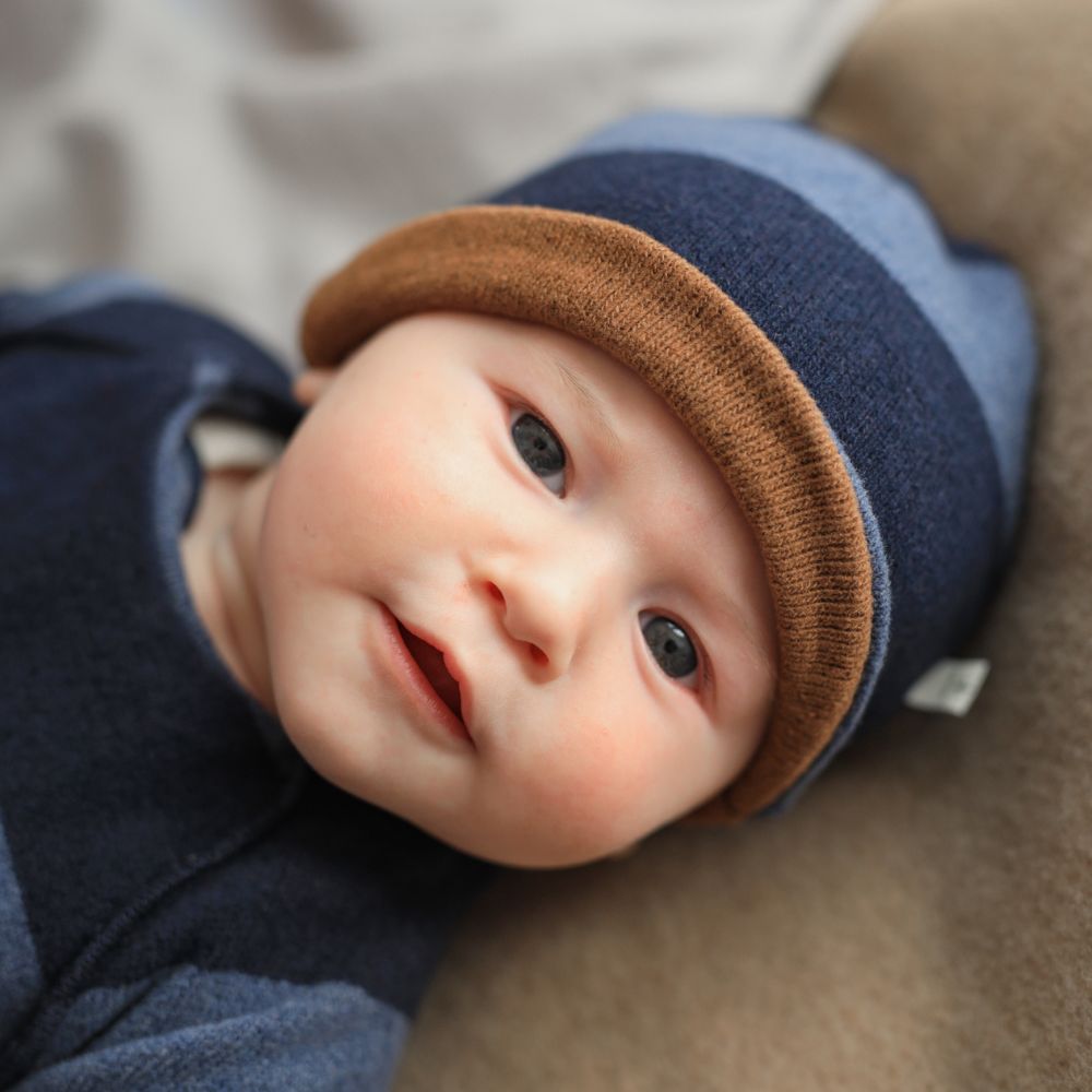 1 + in the family ROY Wide Stripe Beanie
